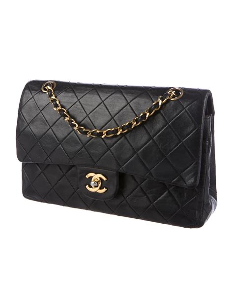 25cm chanel flap bag|Chanel classic flap bag vintage.